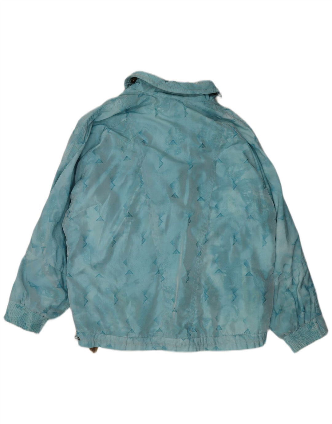 Emmegi Herren Pullover Skijacke UK 38 Mittelblaues geometrisches Polyamid