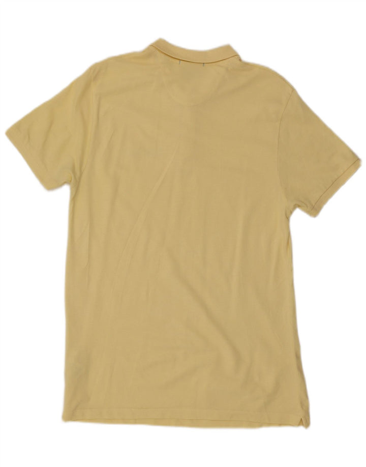 Dkny Herren-Poloshirt, groß, gelbe Baumwolle