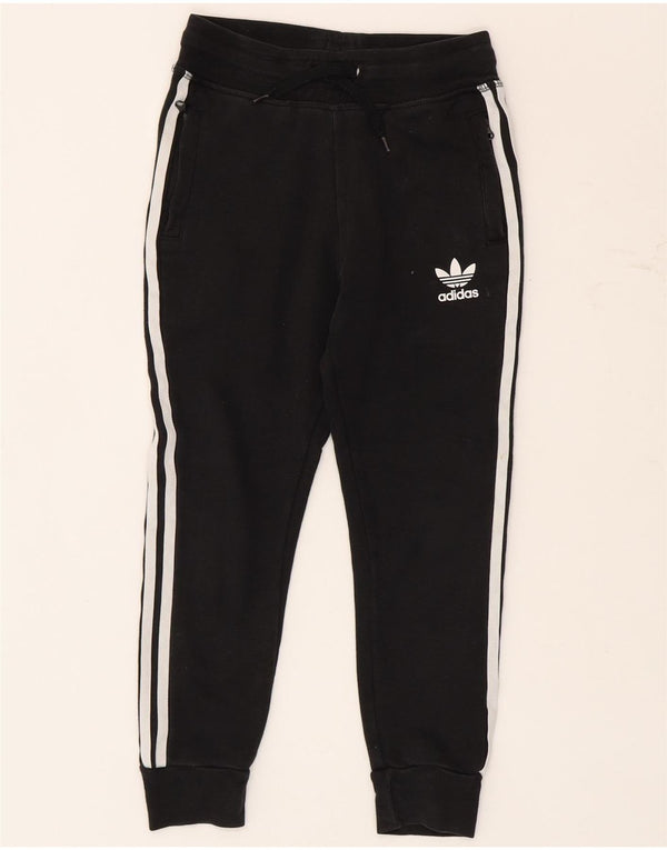 Adidas Jungen-Trainingshose, Jogginghose, 7–8 Jahre, schwarze Baumwolle