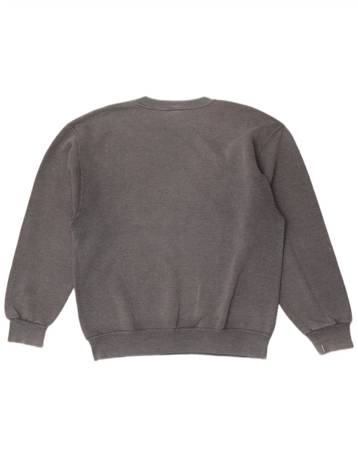Russell Athletic Herren-Sweatshirt-Pullover aus mittelgrauer Baumwolle