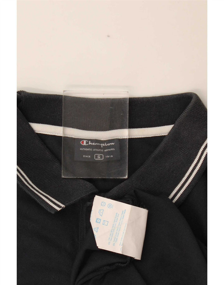 Champion Herren-Poloshirt, klein, marineblau, gestreift, Baumwolle