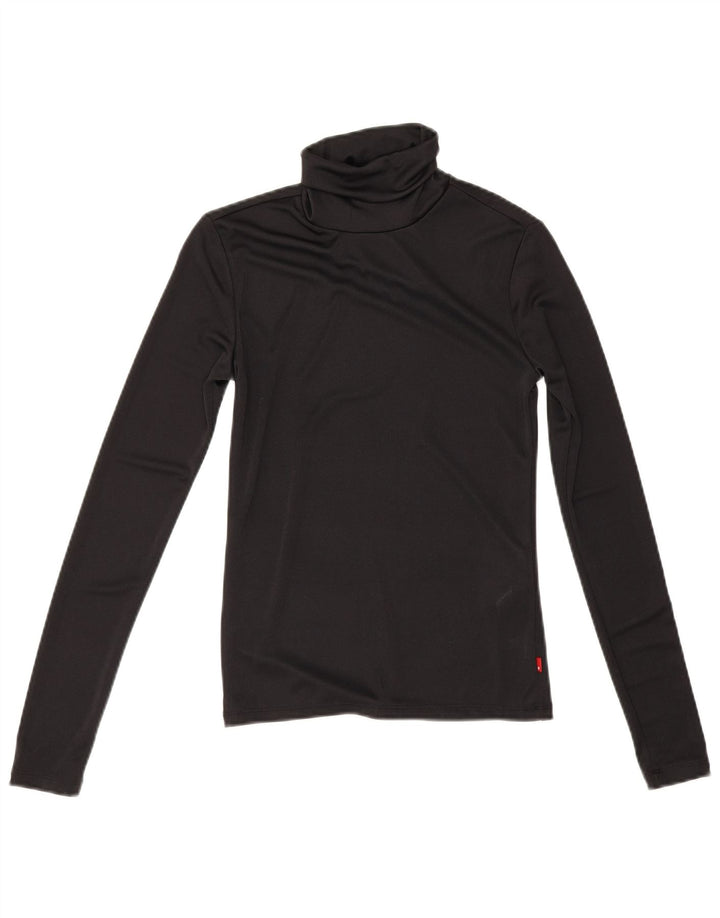 Levi's Damen Top Langarm UK 6 XS Schwarz Polyester
