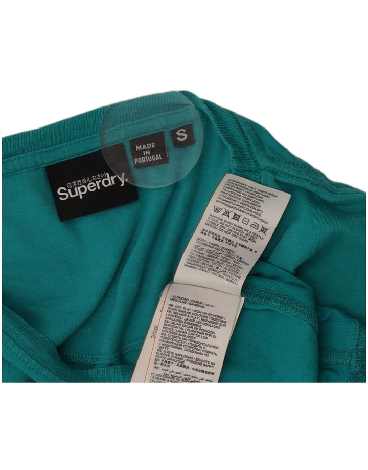 Superdry Herren-T-Shirt mit Grafik, Größe S, Grün, Baumwolle