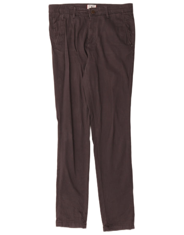 Jack & Jones Slim Chino-Hose für Damen, W28, L32, graue Baumwolle