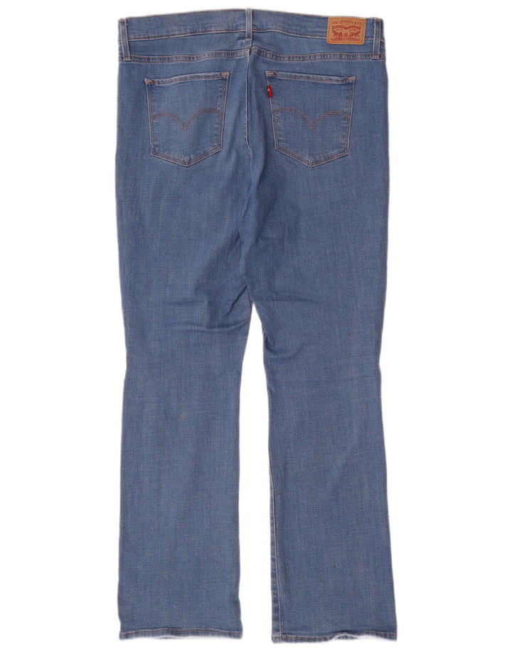 Levi's Damen 315 Shaping Bootcut Jeans W33 L32 Blaue Baumwolle