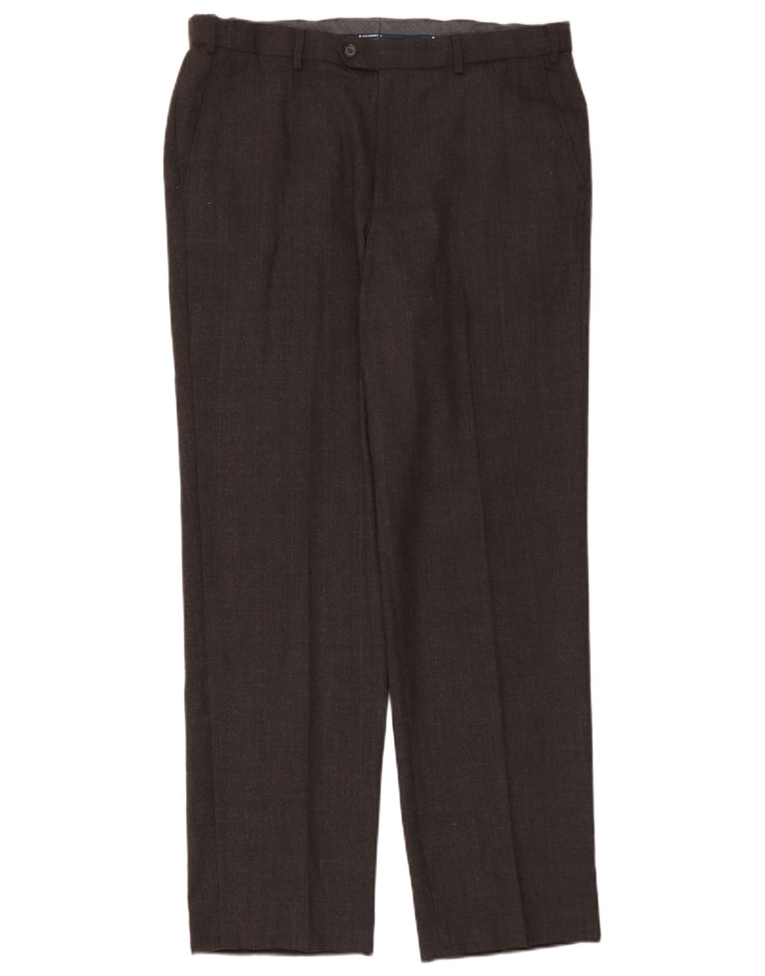 Marks & Spencer Herren-Anzughose, gerade, normale Passform, W36, L33, graue Wolle