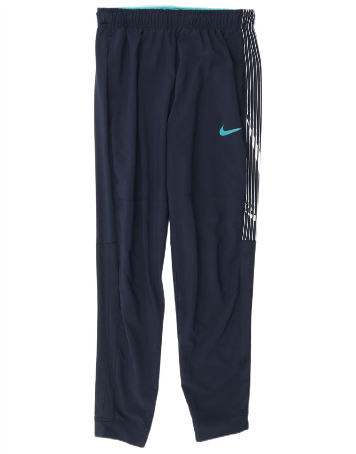 Nike Herren-Trainingshose mit Grafik, mittelgroß, Marineblau, Polyester