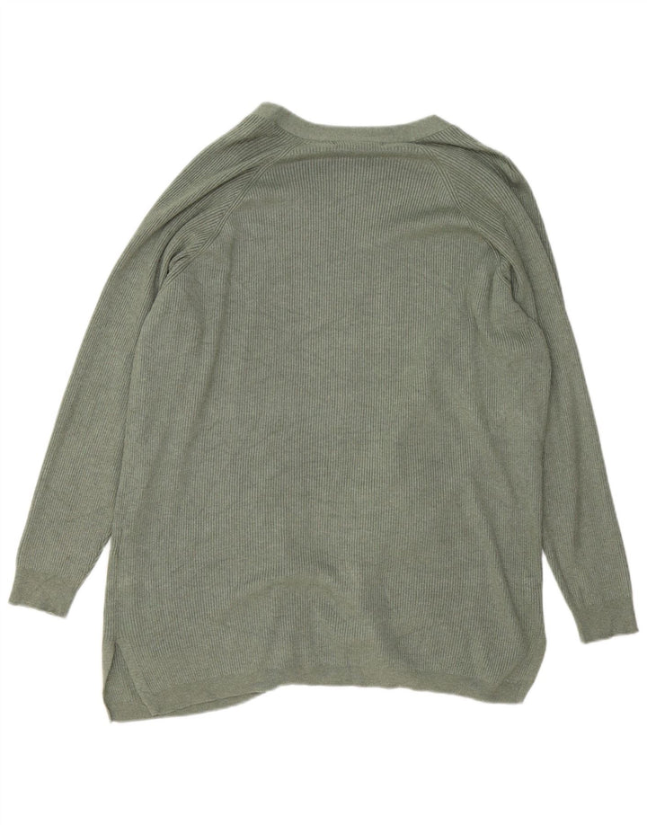 Marks & Spencer Damen Longline-Cardigan-Pullover UK 16 Large Khaki