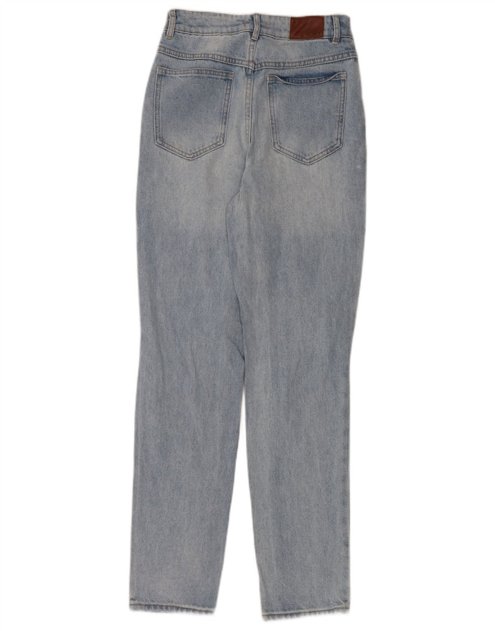Roxy Damen Distressed High Waist Jeans W26 L30 Blaue Baumwolle