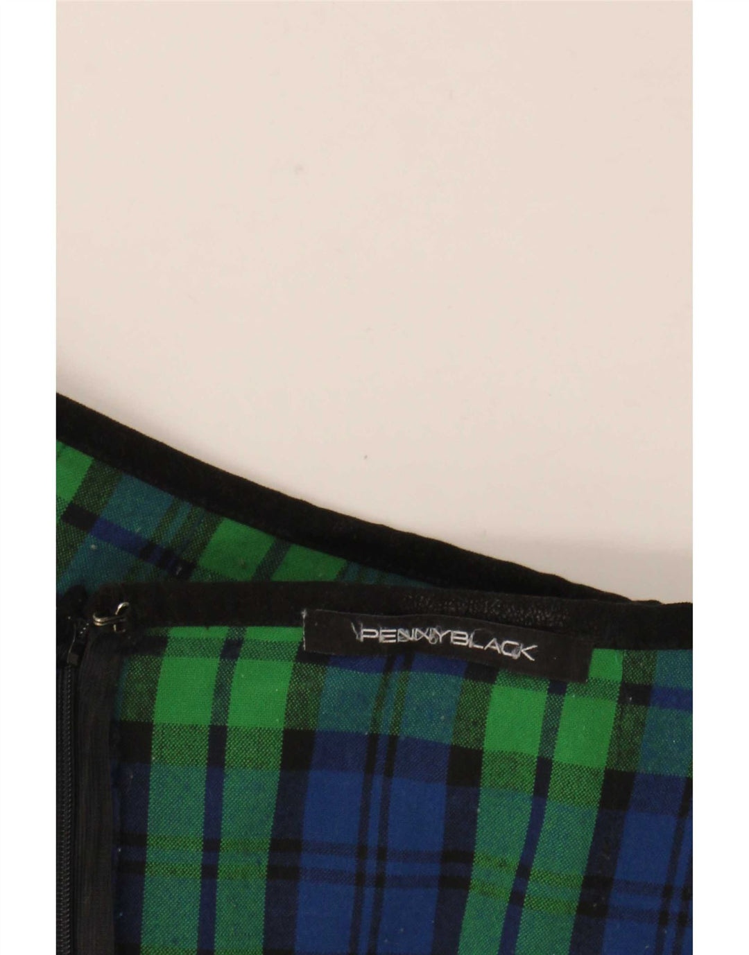 Penny Black Damen Minirock W31 Mittelgrün kariert