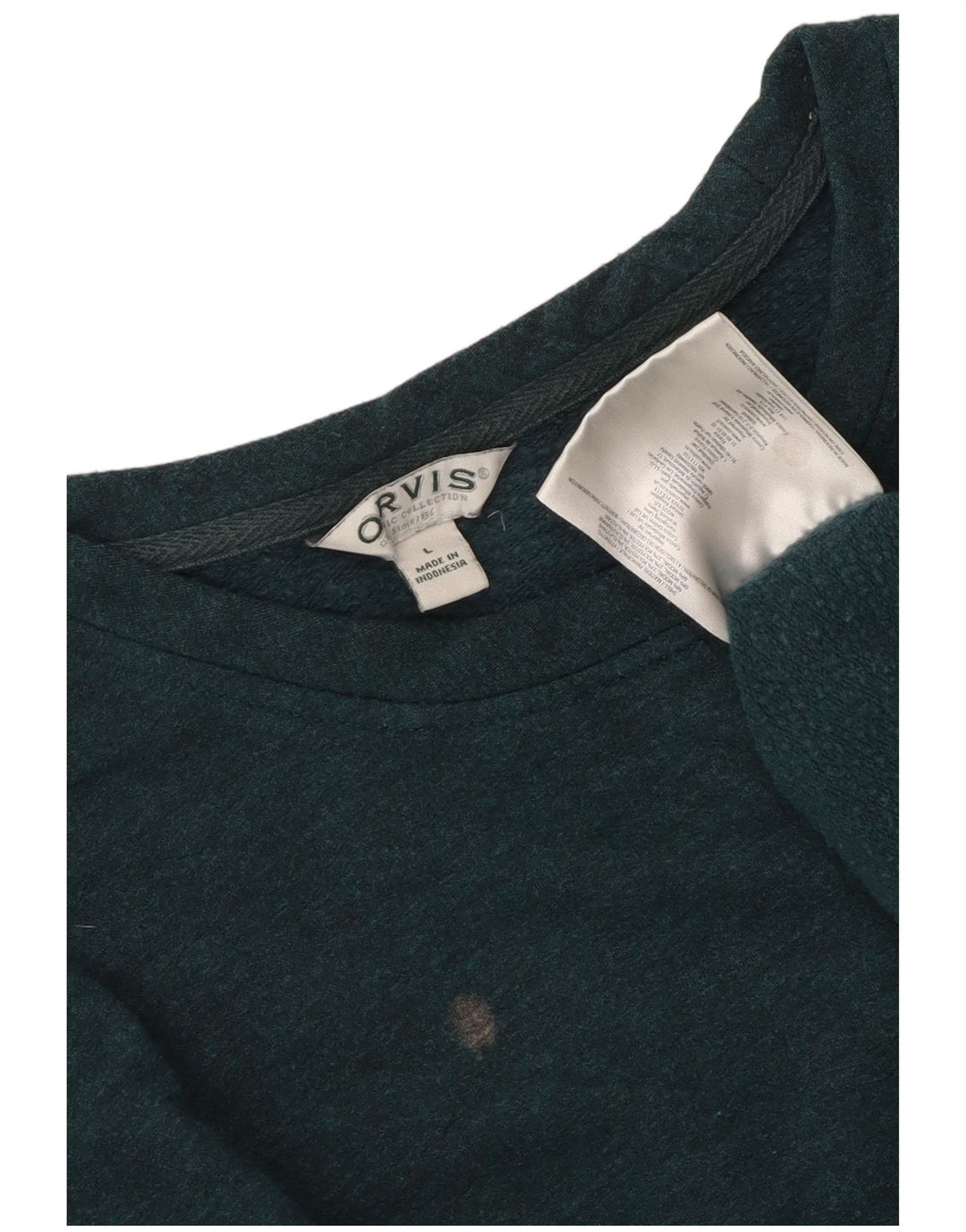 Orvis Herren-Sweatshirt-Pullover, groß, grün, Modal