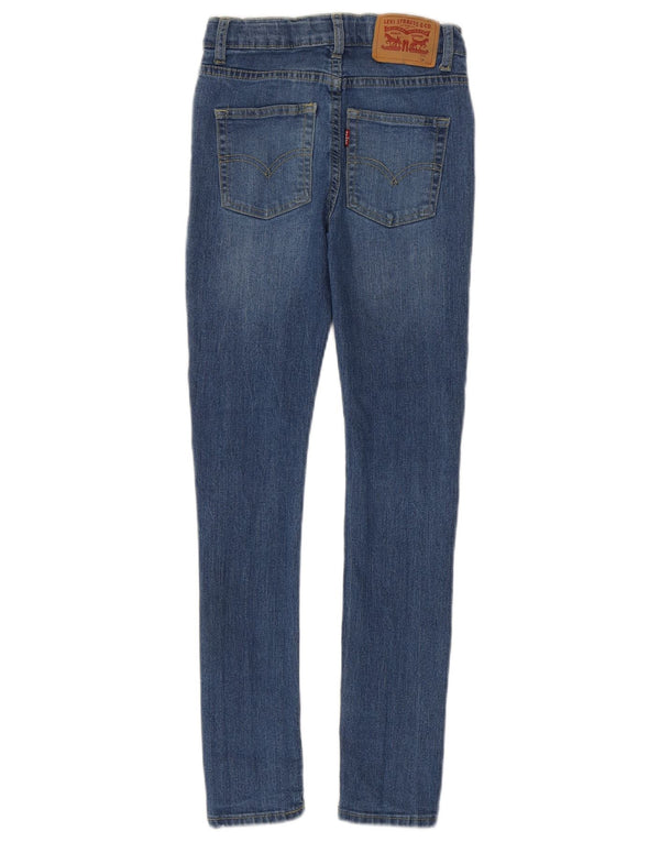 Levi's Super Skinny Jeans für Jungen, 11–12 Jahre, W24 L27, blaue Baumwolle