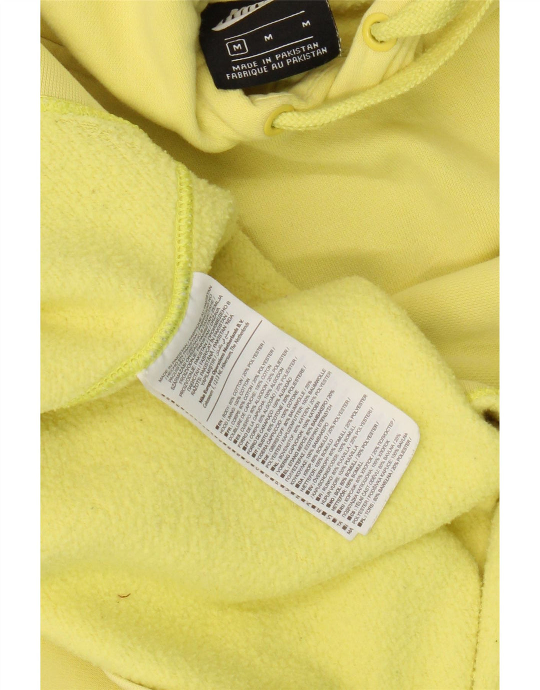 Nike Herren Kapuzenpullover aus mittelgelber Baumwolle