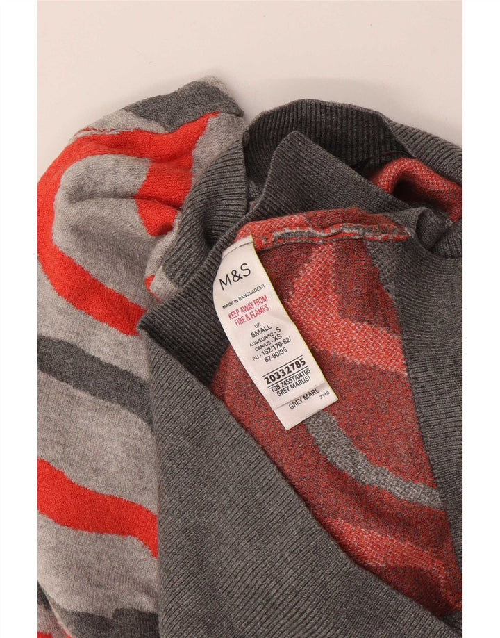 Marks & Spencer Damen-Pullover mit Rollkragen, Gr. 10, Größe S, Grau