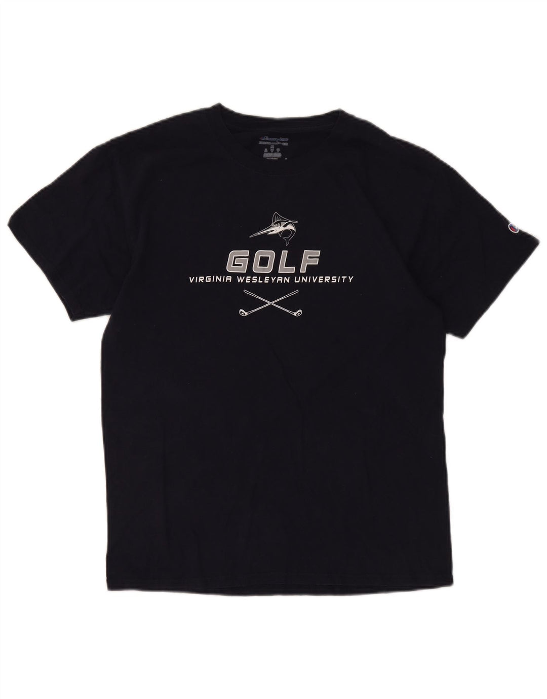 Champion Herren-T-Shirt mit Grafik, mittelgroß, Marineblau