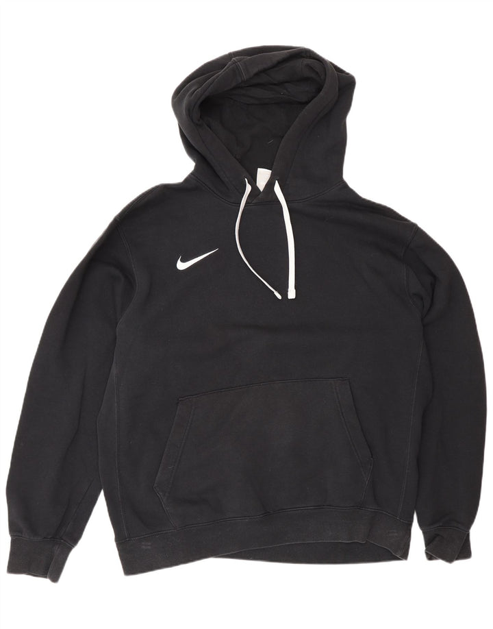 Nike Herren-Hoodie-Pullover aus mittelschwarzer Baumwolle