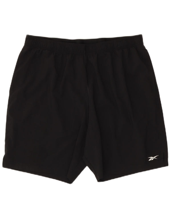 Reebok Herren Speedwick Sport Shorts 2XL Schwarz Polyester