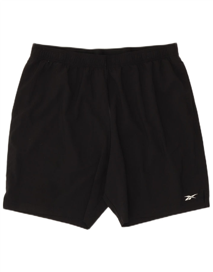 Reebok Herren Speedwick Sport Shorts 2XL Schwarz Polyester