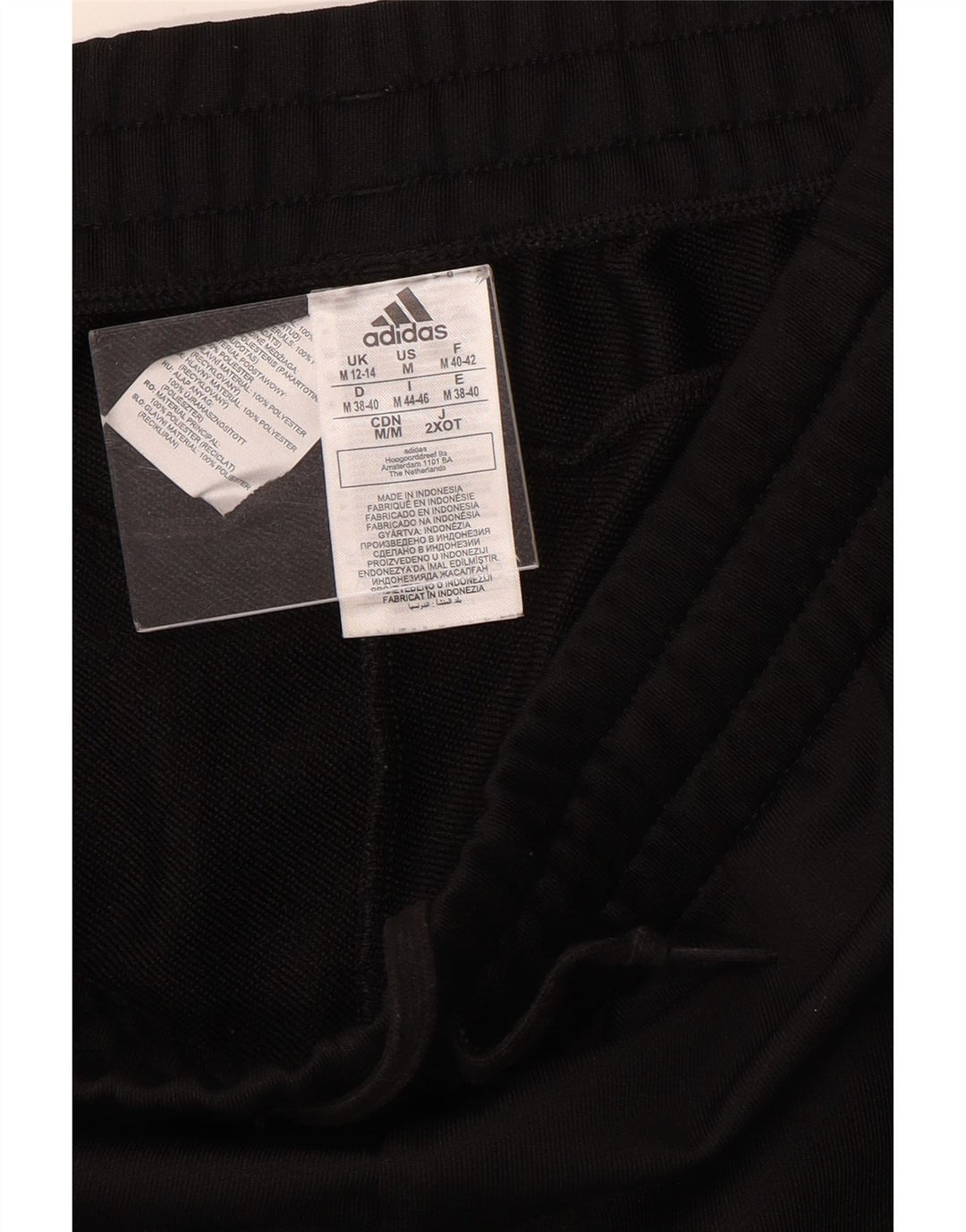 Adidas Damen Trainingshose Jogger UK 12/14 Medium Schwarz Polyester
