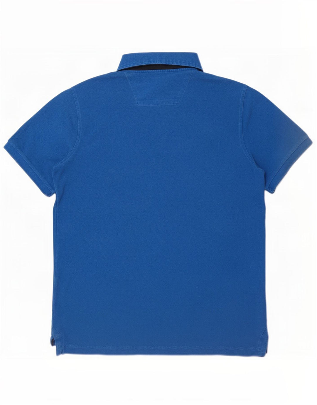 Musto Herren-Poloshirt aus mittelblauer Baumwolle