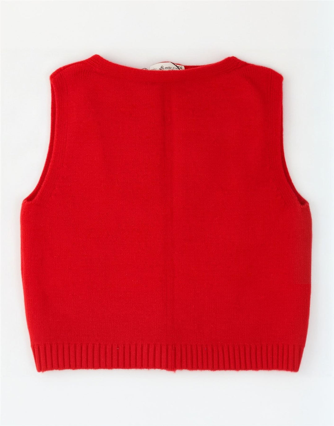 Zara Damen Crop Vest Tank Top UK 14 Mittelrote Viskose