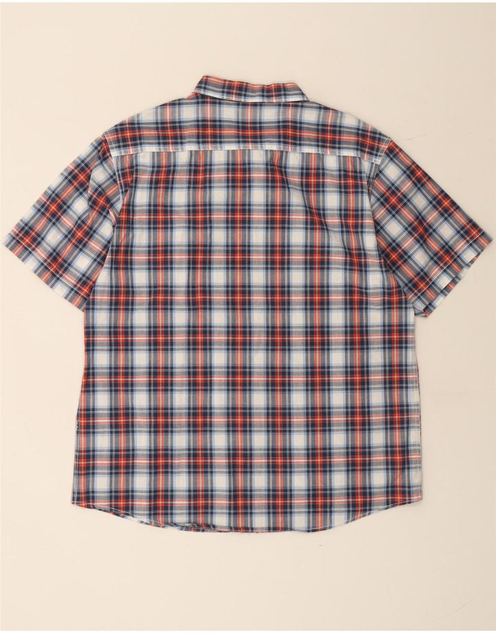 URBAN SPIRIT Herren Kurzarmhemd XL Mehrfarbig kariert Baumwolle