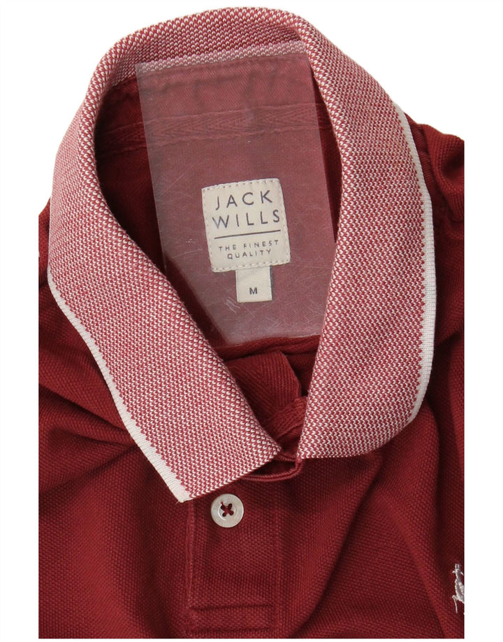 JACK WILLS Herren Rugby-Poloshirt Medium Burgund