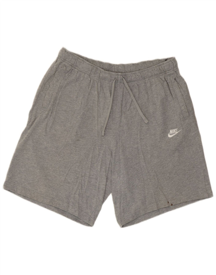 Nike Herren-Sportshorts XL aus grauer Baumwolle
