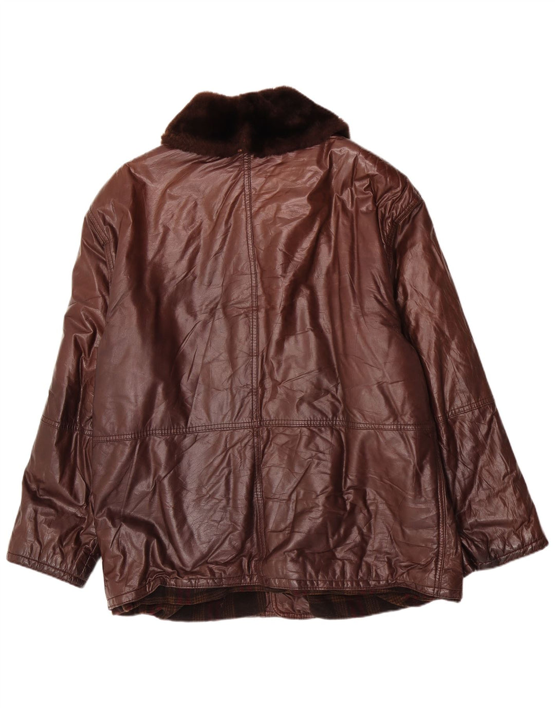 Douglas Herren Lederjacke EU 52 XL Braun Klassisch
