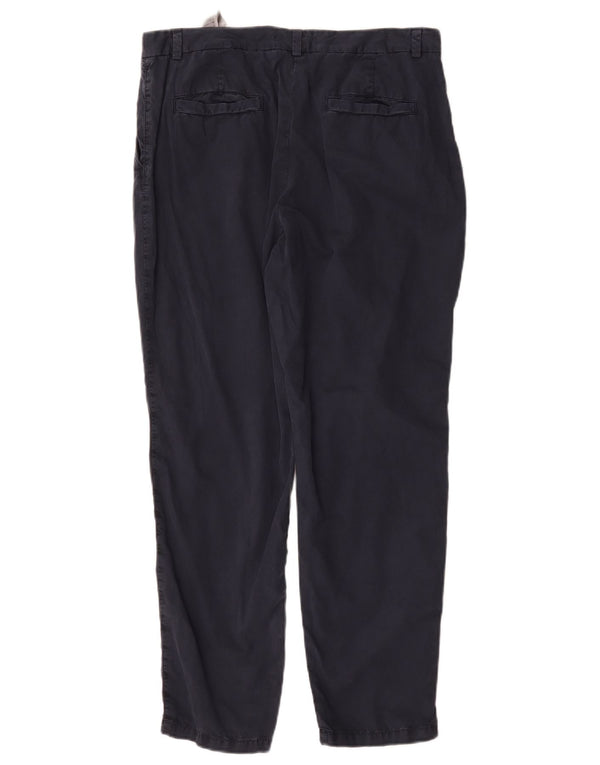 Marks & Spencer Damen-Chinohose, normal, Größe UK 14, Größe L W34 L28, Marineblau