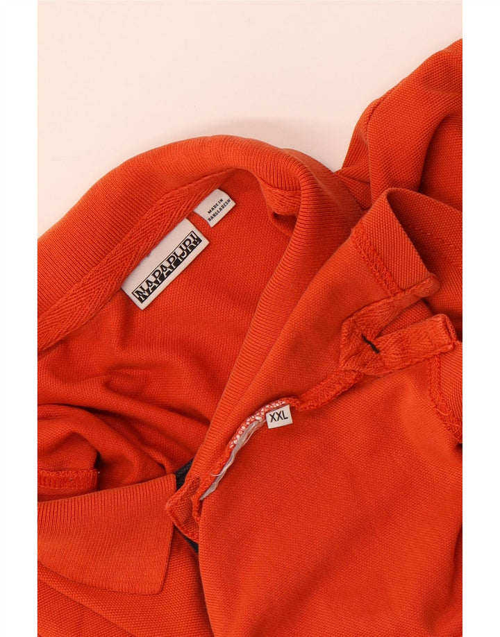 Napapijri Herren Poloshirt 2XL Orange