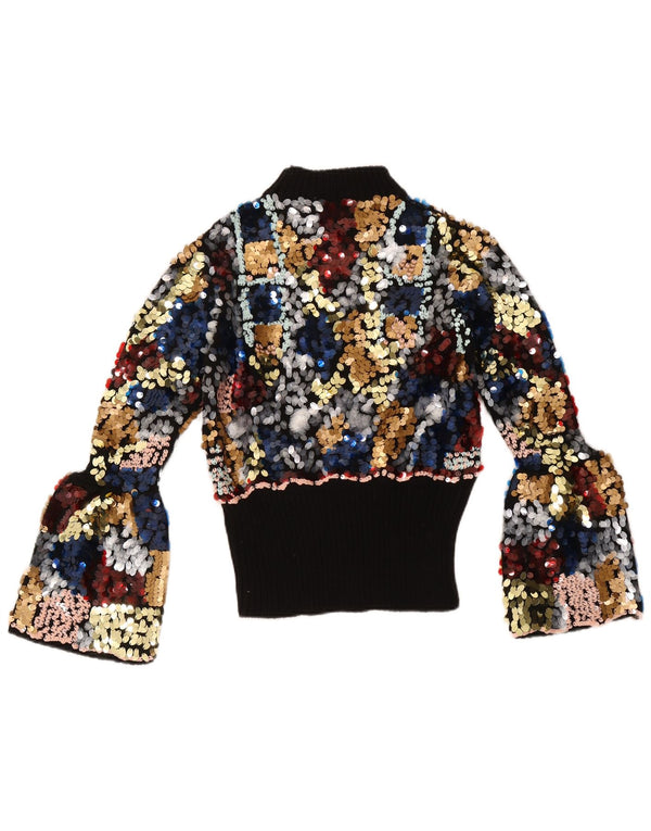 Rollkragenpullover für Damen von Zara, Größe M, mehrfarbig, gefleckt