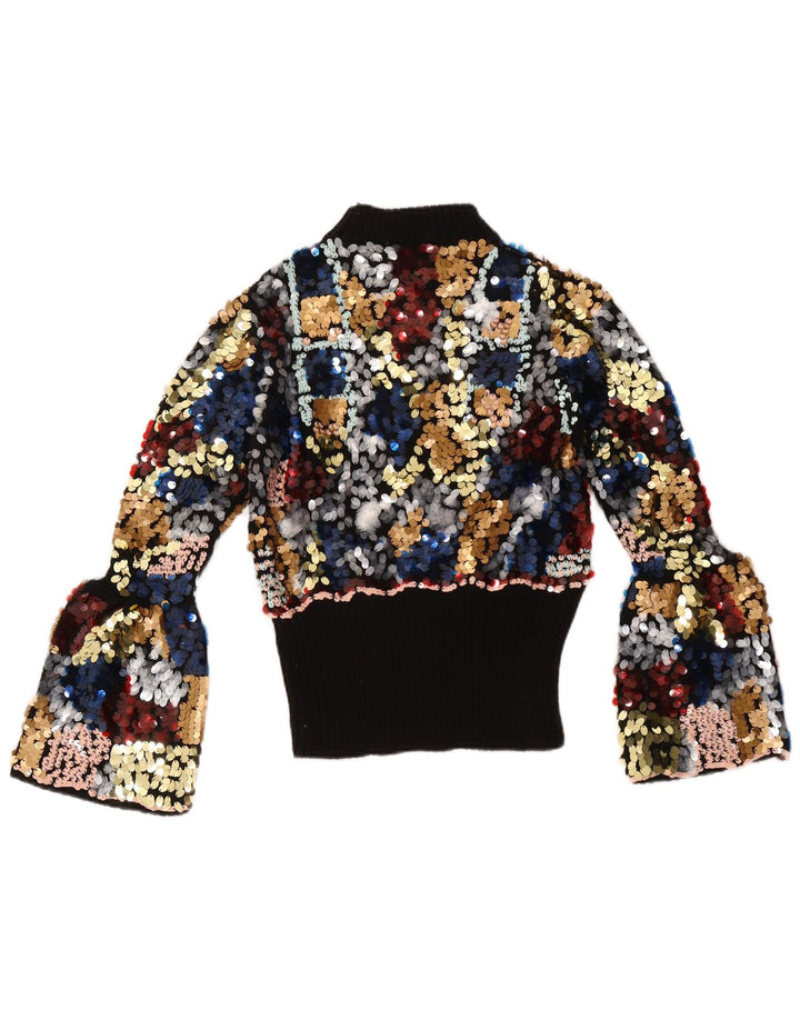 Rollkragenpullover für Damen von Zara, Größe M, mehrfarbig, gefleckt