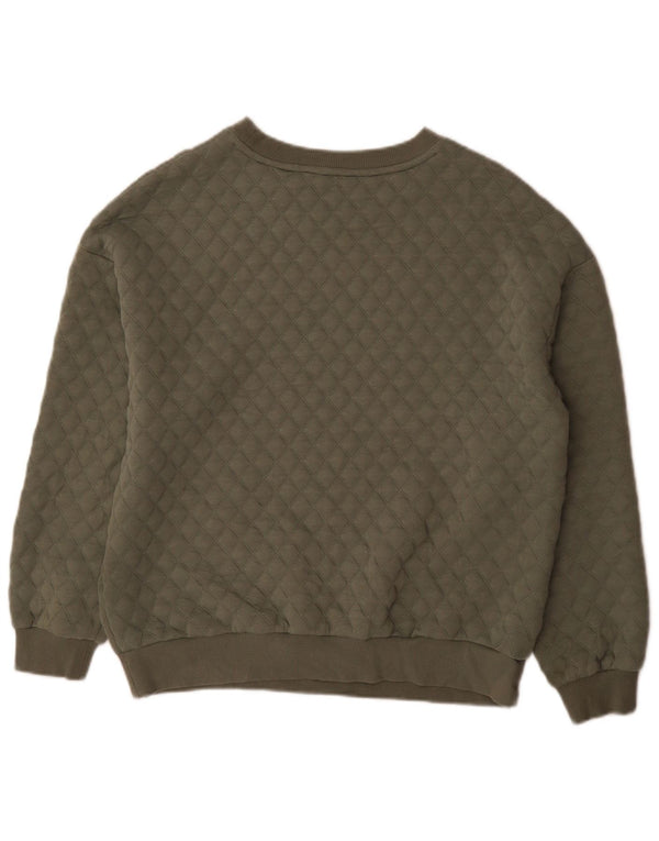 Marks & Spencer übergroßer Damen-Sweatshirt-Pullover, Gr. 12, mittleres Khaki