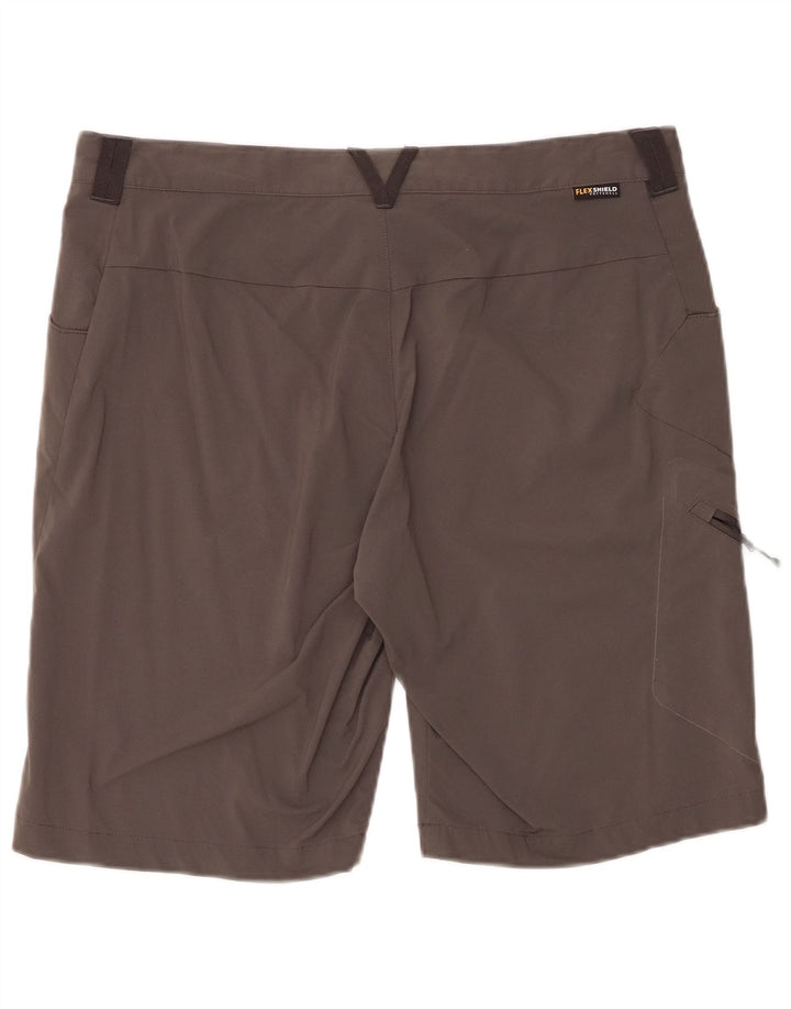 Jack Wolfskin Herren-Cargoshorts mit normaler Passform, UK 42, L, W35, Grau, Polyamid