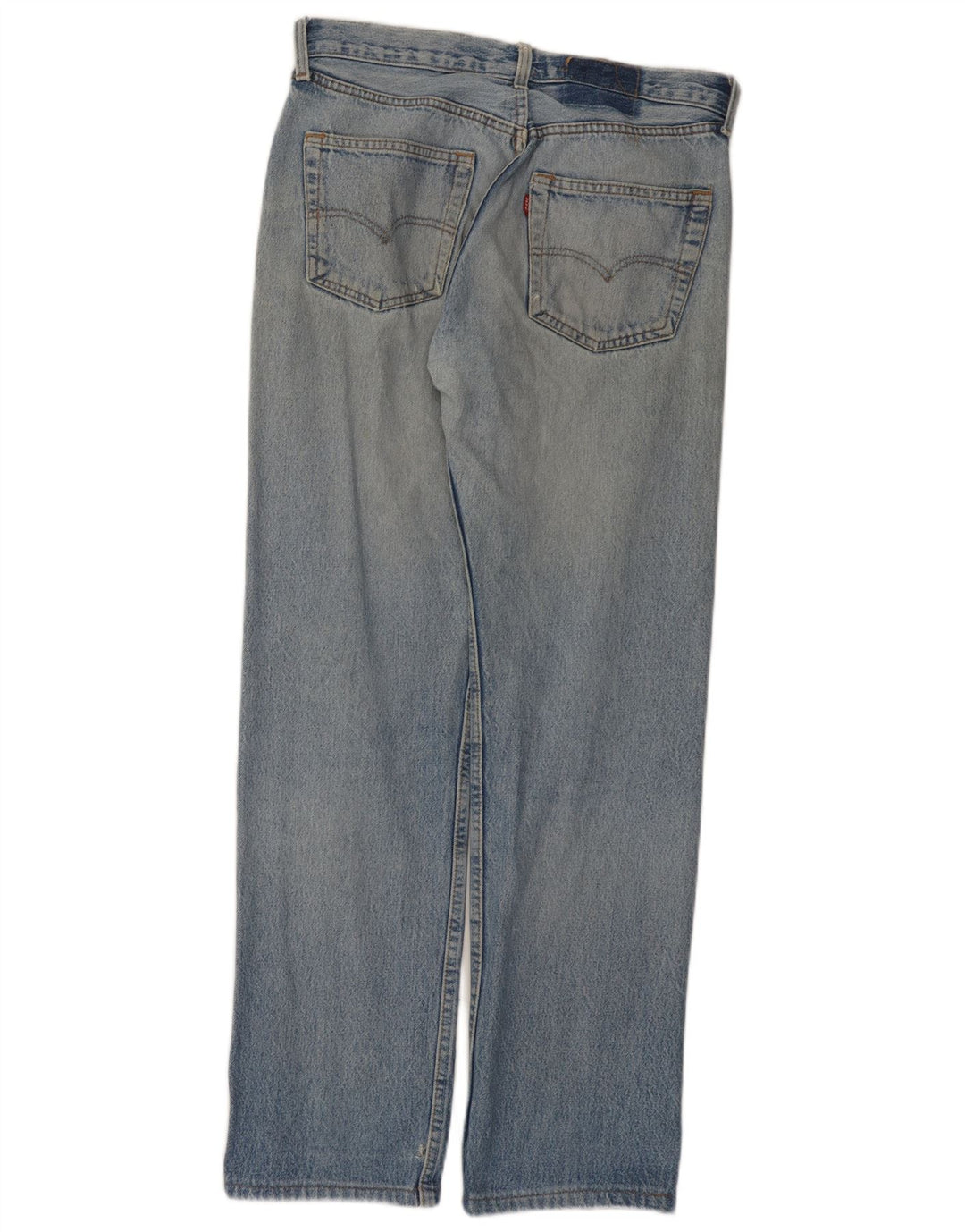 Levi's Damen 501 Straight Jeans W34 L31 Blaue Baumwolle