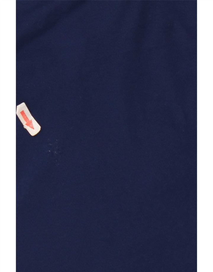 Adidas Herren Climalite T-Shirt Top Medium Marineblau Colourblock Polyester
