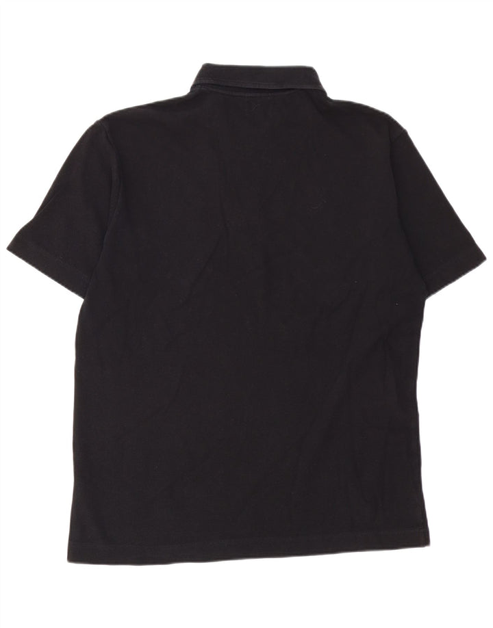 Kappa Herren-Poloshirt, groß, schwarze Baumwolle