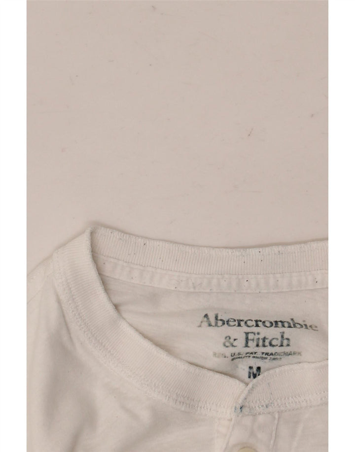 ABERCROMBIE & FITCH Herren T-Shirt Top Mittelweiße Baumwolle