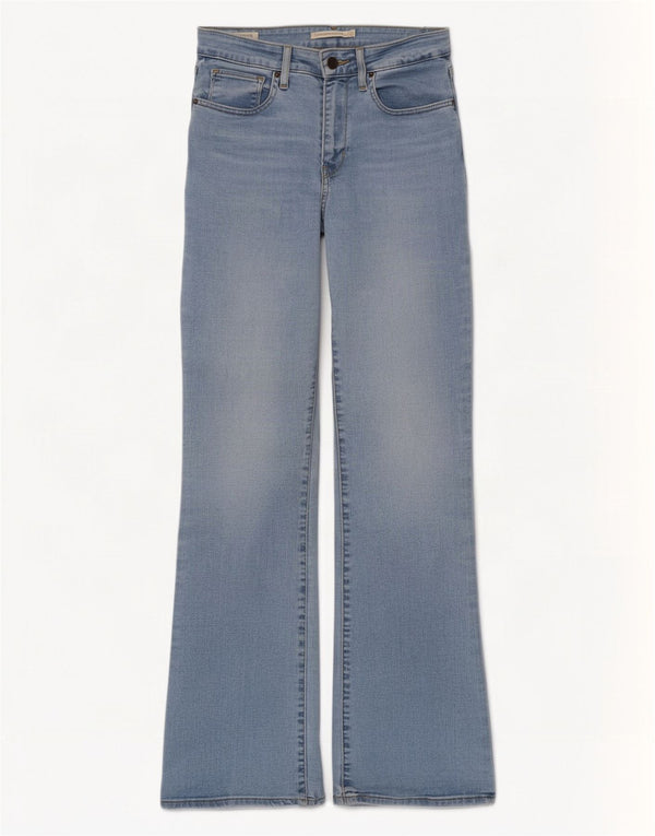Levi's Womens 725 High Rise Bootcut Jeans W28 L32 Blue Cotton