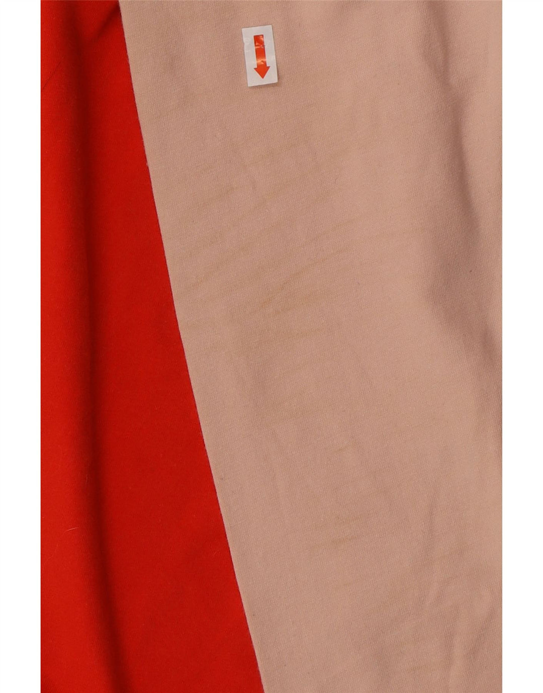 ADIDAS Herren Graphic Top Langarm Mittelrot Colourblock Baumwolle