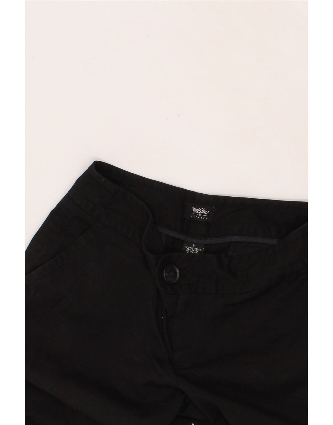 MOSSIMO Womens Stretch Bootcut Chino Trousers US 2 XS W25 L30 Black Vintage Mossimo and Second-Hand Mossimo from Messina Hembry 