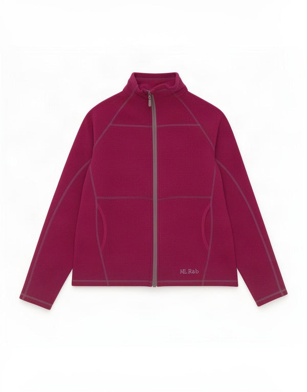 Rab Damen-Trainingsanzug-Top-Jacke, UK 14, Größe L, Kastanienbraun, Polyester