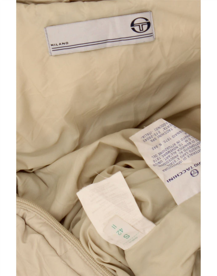 SERGIO TACCHINI Wattierte Damenjacke mit Kapuze IT 42 Medium Beige Polyester