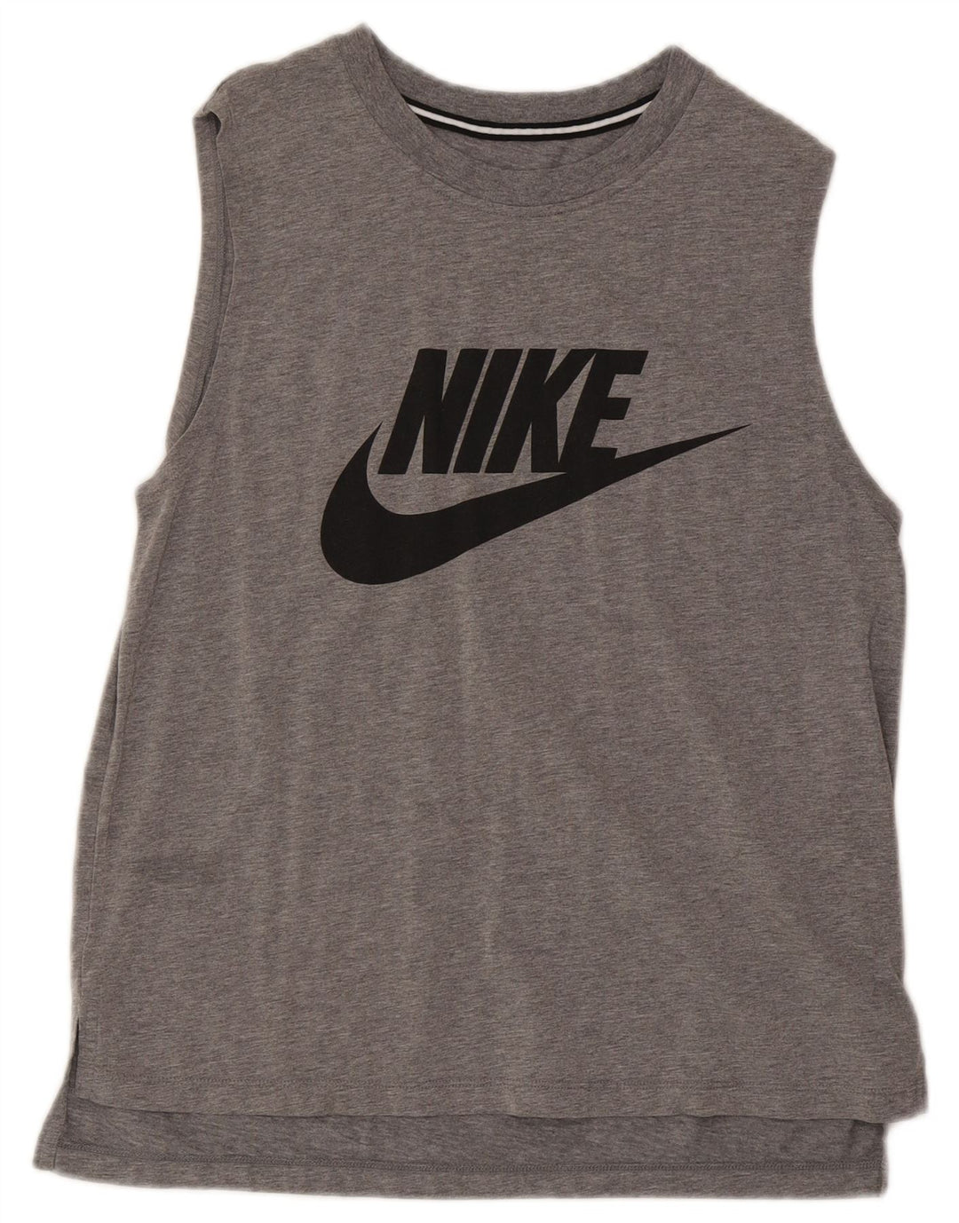 Nike Herren-T-Shirt mit Grafik, mittelgrau gefleckte Baumwolle
