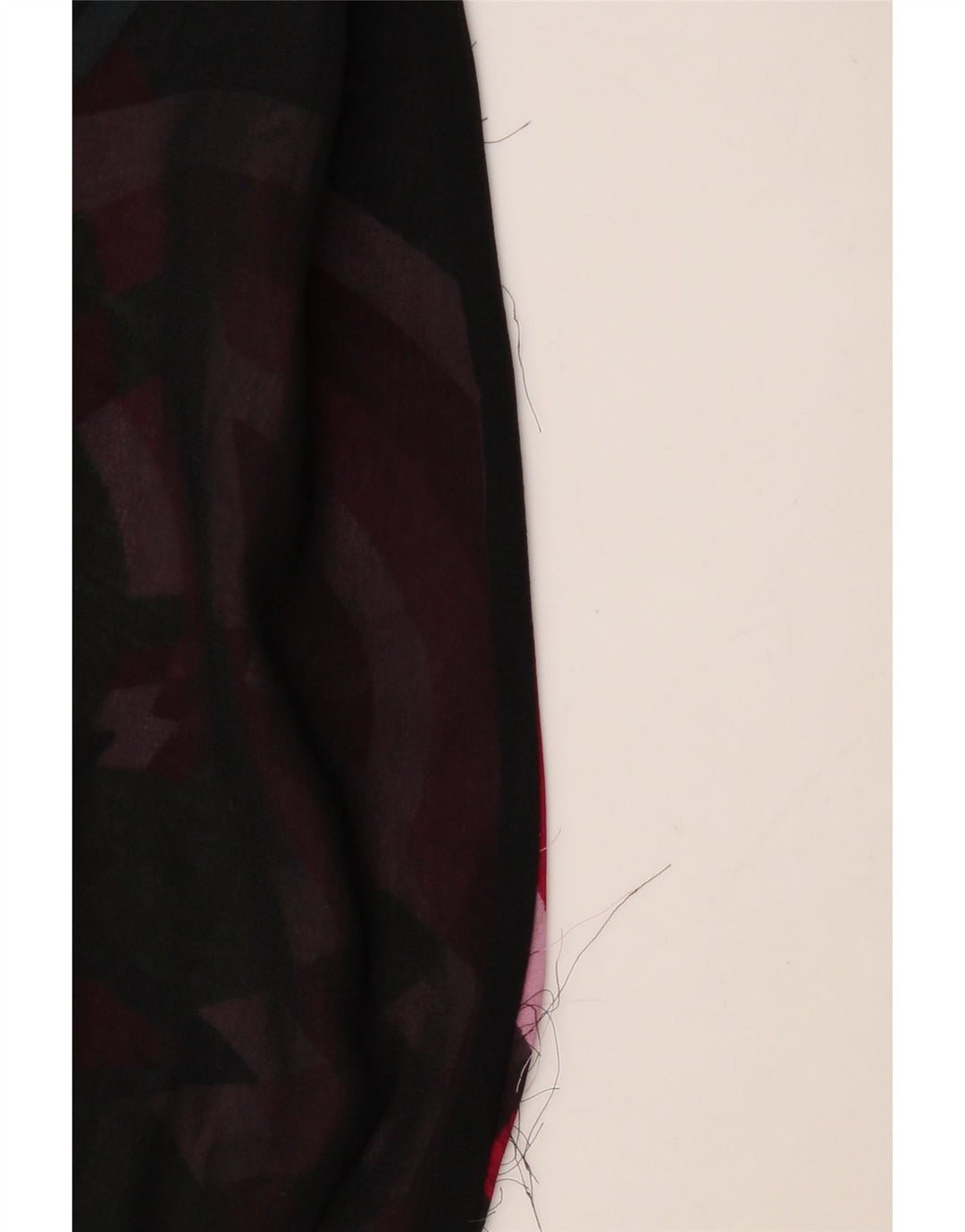 DESIGUAL Damen Langarm-Blusenoberteil UK 18 XL Schwarzes geometrisches Polyester