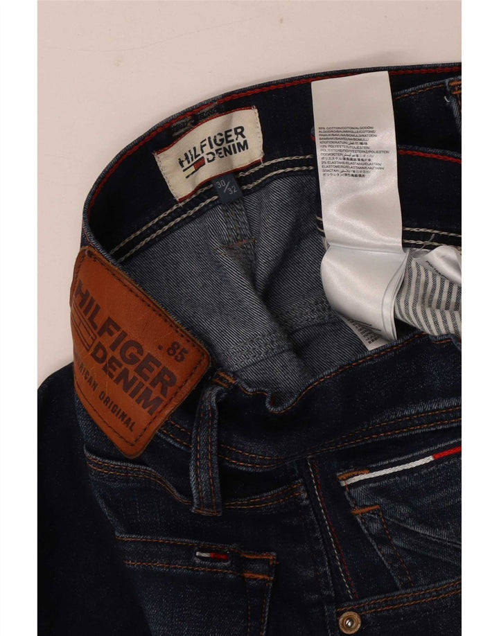 Tommy Hilfiger Herren Bootcut Jeans W30 L29 Marineblau Baumwolle