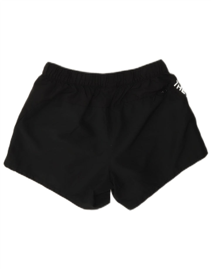 The North Face Damen Graphic Sport Shorts UK 10 Small Schwarz Polyester