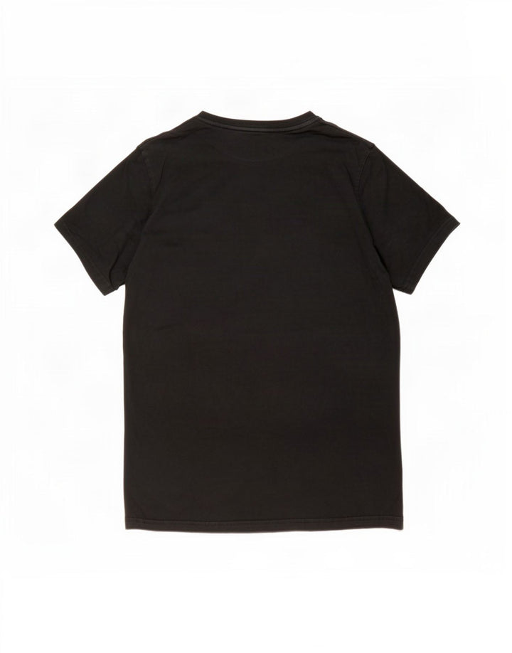 Puma Herren Grafik T-Shirt Top Small Schwarz