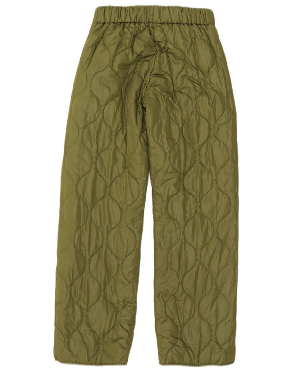 Topshop Damen Stepphose XS W25 L30 Grün Polyester